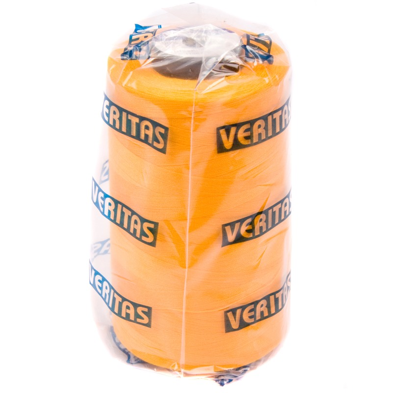 Нитки швейные 100% PE 40/2 цв S-056 оранжевый светлый (боб 5000ярдов) VERITAS2