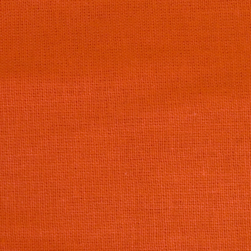 Ткань Поплин 115гр/м2, 100хб, 220см, однотонная, апельсиновый, Люкс TPG0384
