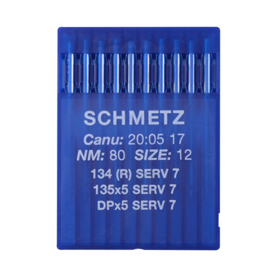 Иглы Schmetz 134 SERV7 №80/12 (уп.10шт) (0)