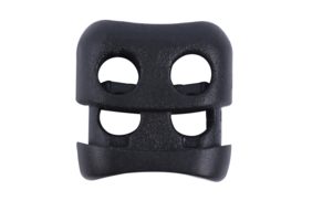 фиксатор пластик 105-т цв черный для двух шнуров (шнур 3мм) (уп 500шт) пп купить по 2 - в интернет - магазине Веллтекс | Махачкала 
.