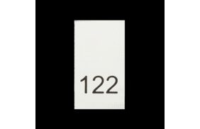 р122пб 122 - размерник - белый (уп.200 шт) купить по цене 78 руб - в интернет-магазине Веллтекс | Махачкала 
