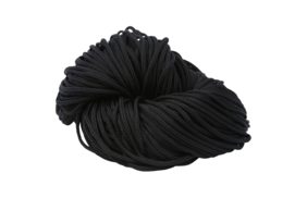 шнур для одежды круглый цв черный 5мм (уп 100м) 5-02 купить по 1.95 для тактического снаряжения в Махачкале 