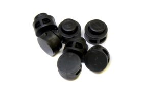 фиксатор пластик 27001 сб цв черный для двух шнуров (шнур 5мм) (уп 250 шт) пп купить по 2.13 - в интернет - магазине Веллтекс | Махачкала 
.