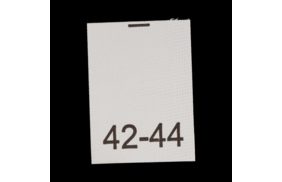 42-44 - размерник - ул - нейлон белый - 15х20 - уп.200шт. купить по цене 78 руб - в интернет-магазине Веллтекс | Махачкала 
