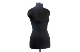 манекен женский р44 (88-68,8-96) твёрдый цв чёрный ост купить по цене 4650 руб - в интернет-магазине Веллтекс | Махачкала 
