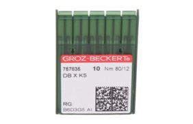 иглы groz-beckert dbxk5 №80 (уп.10шт.) купить по цене 153 руб - в интернет-магазине Веллтекс | Махачкала 
