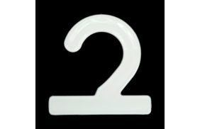 вешалка-крючок для ткани 70мм цв белый (уп 250шт) вк-70 арт 01 купить по цене 3.1 руб - в интернет-магазине Веллтекс | Махачкала 
