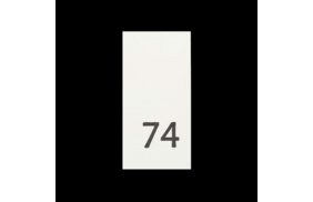 р074пб 74 - размерник - белый (уп.200 шт) купить по цене 78 руб - в интернет-магазине Веллтекс | Махачкала 
